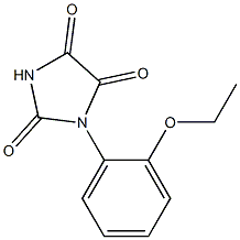 1-(2-ETHOXYPHENYL)IMIDAZOLIDINE-2,4,5-TRIONE Struktur