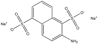 2-NAPTHYLAMINE-1,5-DISULFONICACID DISODIUM SALT Struktur