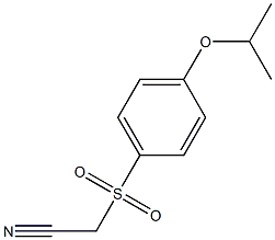 (4-ISO-PROPOXY-BENZENESULFONYL)-ACETONITRILE 98% Struktur