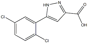 5-(2,5-DICHLOROPHENYL)-1H-PYRAZOLE-3-CARBOXYLIC ACID, 95+% Struktur