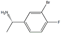 (1S)-1-(3-BROMO-4-FLUOROPHENYL)ETHANAMINE Struktur