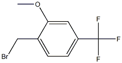 2-METHOXY-4-(TRIFLUOROMETHYL)BENZYL BROMIDE Struktur