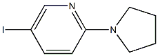 5-IODO-2-(1-PYRROLIDINO)PYRIDINE Struktur