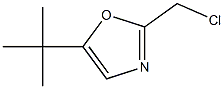 5-TERT-BUTYL-2-(CHLOROMETHYL)-1,3-OXAZOLE Struktur