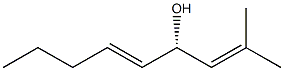 6(S),7-ISOPROPYLIDENE-HEPT-4-ENOL Struktur