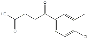 4-(4-CHLORO-3-METHYLPHENYL)-4-OXOBUTYRIC ACID 95% Struktur