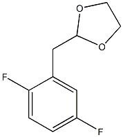 1,4-DIFLUORO-2-(1,3-DIOXOLAN-2-YLMETHYL)BENZENE 96% Struktur