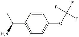 (S)-1-[4-(TRIFLUOROMETHOXY)PHENYL]ETHYLAMINE, 98% MIN. Struktur