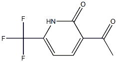 3-ACETYL-6-(TRIFLUOROMETHYL)PYRIDIN-2(1H)-ONE Struktur