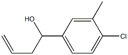 4-(4-CHLORO-3-METHYLPHENYL)-1-BUTEN-4-OL 96% Struktur