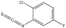 2-CHLORO-5-FLUOROPHENYLISOTHIOCYANATE 97% Struktur