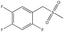 2,4,5-TRIFLUOROBENZYLMETHYLSULFONE 97% Struktur