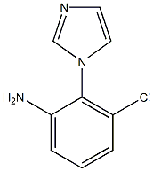 3-CHLORO-2-(1H-IMIDAZOL-1-YL)ANILINE Struktur