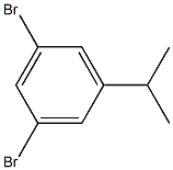 1,3-DIBROMO-5-ISOPROPYLBENZENE 98% Struktur