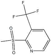 2-METHYLSULFONYL-3-TRIFLUOROMETHYLPYRIDINE 97% Struktur