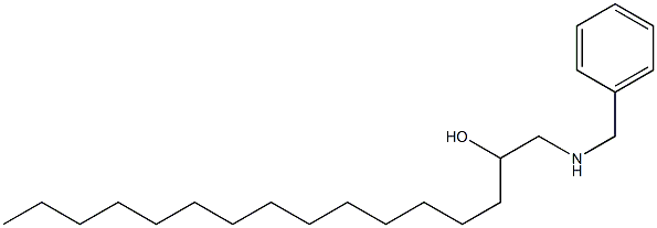 1-Benzylamino-hexadecan-2-ol Struktur