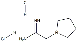 2-Pyrrolidin-1-yl-acetamidine 2HCl Struktur