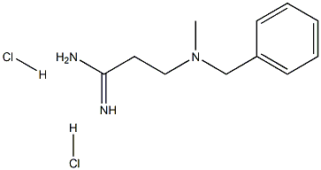 3-(Benzyl-methyl-amino)-propionamidine 2HCl Struktur