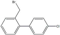 2-(4-CHLOROPHENYL)BENZYLBROMIDE Struktur