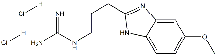 1-(3-(5-METHOXY-1H-BENZO[D]IMIDAZOL-2-YL)PROPYL)GUANIDINE DIHYDROCHLORIDE Struktur