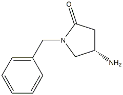 (S)-1-BENZYL-4-AMINO-2-PYRROLIDINONE Struktur