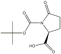 (S)-1-BOC-5-CARBOXY-2-PYRROLIDINONE Struktur