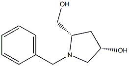 1-BENZYL-CIS-4-HYDROXY-L-PROLINOL Struktur