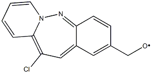 2-METHOXY,11-CHLORO DIBENZO(B,F)DIAZEPINE Struktur