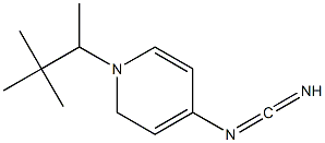 N-4-PYRIDYL-N''-1,2,2-TRIMETHYLPROPYLCARBODIIMIDE Struktur