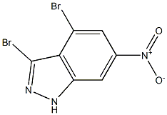 3.4-DIBROMO-6-NITROINDAZOLE Struktur