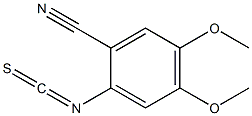 2-CYANO-4,5-DIMETHOXYPHENYL ISOTHIOCYANATE Struktur