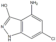 4-AMINO-6-CHLORO-3-HYDROXYINDAZOLE Struktur