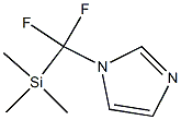 1-TRIMETHYLSILYLDIFLUOROMETHYLIMIDAZOLE Struktur