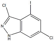 3,6-DICHLORO-4-IODOINDAZOLE Struktur