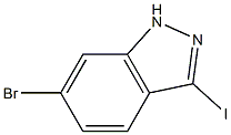 6-BROMO-3-IODOINDAZOLE Struktur