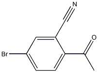 2-ACETYL-5-BROMOBENZONITRILE Struktur