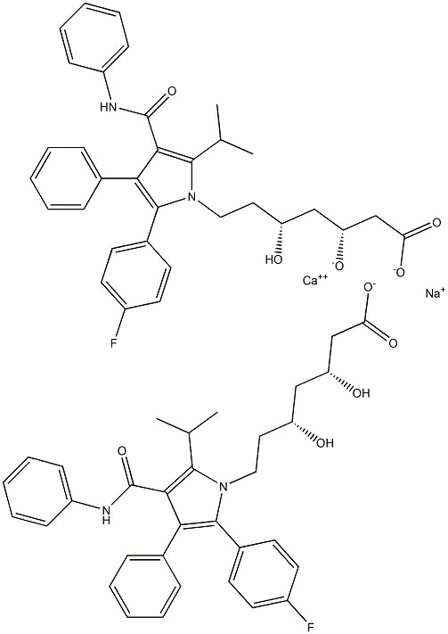 ATORVASTATIN SODIUM SALT Struktur