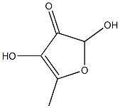 3,5-DIHYDROXY-2-METHYL-4-FURANONE Struktur