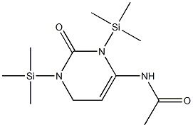 Bis (tri methyl silyl) n-acetyl-cytosine Struktur