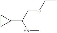 1-cyclopropyl-2-ethoxy-N-methylethanamine Struktur