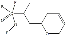 1,1,1-Trifluoro-2-(Dihydropyranylmethyl)Propionic Acid Struktur