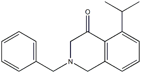 2-Benzyl-5-Isopropyl-2,3-Dihydroisoquinolin-4(1H)-One Struktur