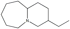 3-Ethyldecahydropyrido[1,2-A]Azepine Struktur