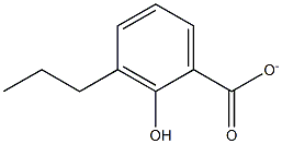 3-N-Propyl Salicylate Struktur