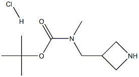 Azetidin-3-ylmethyl-methyl-carbamic acid tert-butyl ester HCl Struktur