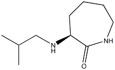 (s)-3-(isobutylamino)azepan-2-one Struktur