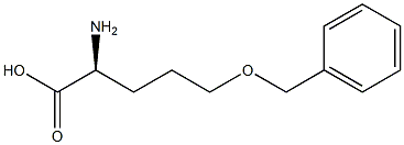 5-Benzyloxy-L-norvaline Struktur