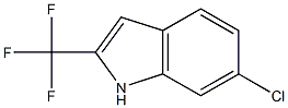 6-CHLORO-2-(TRIFLUOROMETHYL)-1H-INDOLE Struktur