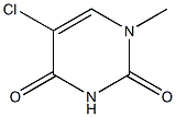 5-CHLORO-1-METHYL-1H-PYRIMIDINE-2,4-DIONE Struktur