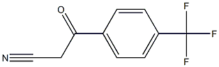 3-(4-(trifluoromethyl)phenyl)-3-oxopropanenitrile Struktur